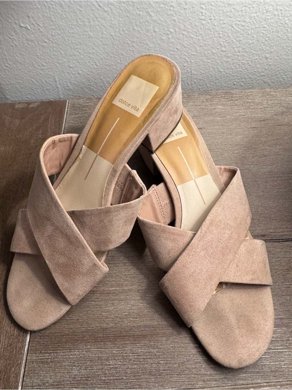 Dolce Vita Suede Ferne Mule Sandals